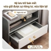 KAZACA Tủ đầu giường chân gỗ tự nhiên - Kệ lưu trữ đa tầng, chắn ba mặt, chống rơi đồ, giá ưu đãi 436.500 4