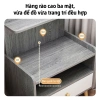 KAZACA Tủ đầu giường chân gỗ tự nhiên - Kệ lưu trữ đa tầng, chắn ba mặt, chống rơi đồ, giá ưu đãi 436.500 5