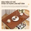 Kệ 3 tầng đa năng có bánh xe, xe đẩy spa kim loại, mặt gỗ cao cấp - Giá 184.100 VND 5