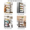 Kệ 4 tầng xe đẩy đa năng cho spa, phòng tắm, bếp - Bánh xe tiện lợi, di chuyển dễ dàng, giá ưu đãi 106.800₫ 7