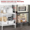 Kệ 6 tầng đa năng nhà bếp - Thép carbon sơn tĩnh điện, chống gỉ siêu bền, giá 125.000₫ 7
