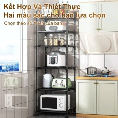 Kệ 6 tầng đa năng nhà bếp - Thép carbon sơn tĩnh điện, chống gỉ siêu bền, giá 125.000₫ 8 Kệ 6 tầng đa năng nhà bếp - Thép carbon sơn tĩnh điện, chống gỉ siêu bền, giá 125.000₫ 8