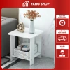 Kệ bàn trà 2 tầng gỗ nhỏ đa năng cho đầu giường - Tiện lợi, decor phòng khách, giảm giá 23% chỉ 79.900₫