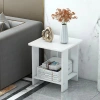 Kệ bàn trà 2 tầng gỗ nhỏ đa năng cho đầu giường - Tiện lợi, decor phòng khách, giảm giá 23% chỉ 79.900₫ 5