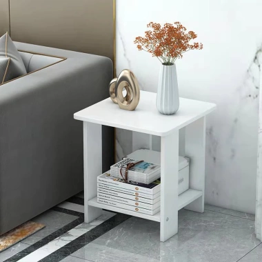 Kệ bàn trà 2 tầng gỗ nhỏ đa năng cho đầu giường - Tiện lợi, decor phòng khách, giảm giá 23% chỉ 79.900₫