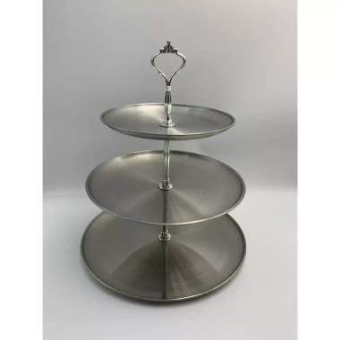 Kệ Bánh 2-3 Tầng Mạ Vàng Cao Cấp - Đĩa Trưng Bày Trái Cây, Bánh Ngọt, Decor Tiệc | Giá chỉ 119k 8