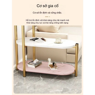 Kệ Bên Sofa Mini Đa Năng Gỗ MDF, Dễ Lắp Ráp Tiện Lợi cho Phòng Khách Hiện Đại
