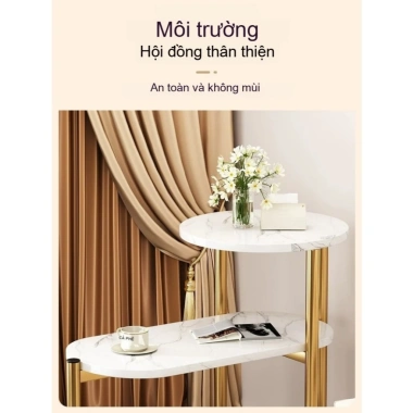 Kệ Bên Sofa Mini Đa Năng Gỗ MDF, Dễ Lắp Ráp Tiện Lợi cho Phòng Khách Hiện Đại