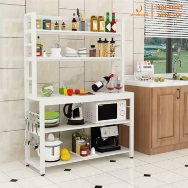 Kệ bếp đa năng 5 tầng VNH-535 - Kệ lò vi sóng, lưu trữ thông minh, trang trí, tiết kiệm không gian, giá ưu đãi 950.000₫ 7