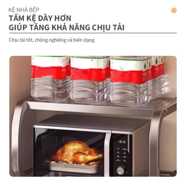 Kệ bếp đa năng chịu lực tốt, thiết kế thông minh để lò vi sóng – Giá chỉ 129.000₫ 6