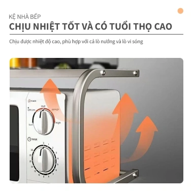 Kệ bếp đa năng chịu lực tốt, thiết kế thông minh để lò vi sóng – Giá chỉ 129.000₫ 7