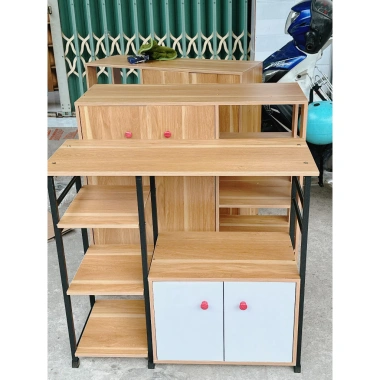 Kệ Bếp Đa Năng Đặt Lò Vi Sóng, Ngăn Tủ Gọn Gàng, Chống Mối Mọt - Giá 278.000
