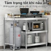 Kệ bếp gas inox 304 nhập khẩu - Chịu nhiệt cao, đa năng để đồ nhà bếp, chỉ 449.000₫ 2