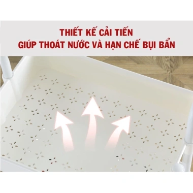 Kệ Bỉm Sữa Đa Năng 3 Tầng Xe Đẩy Spa Nhựa ABS - Giá 50.000 giảm 12.000 5 Kệ Bỉm Sữa Đa Năng 3 Tầng Xe Đẩy Spa Nhựa ABS - Giá 50.000 giảm 12.000 5