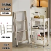 Kệ Bỉm Sữa Gấp Gọn 3 Tầng, Bánh Xe & Xe Đẩy Spa, Khung Thép, Giá chỉ 409.000 VND 10