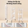 Kệ Bỉm Sữa Gấp Gọn 3 Tầng Xe Đẩy Thép Cacbon Chống Gỉ - Giá Ưu Đãi 359k 5