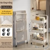 Kệ Bỉm Sữa Gấp Gọn 3 Tầng Xe Đẩy Thép Cacbon Chống Gỉ - Giá Ưu Đãi 359k 10