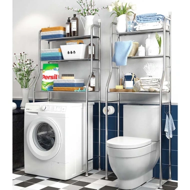 Kệ Bồn Cầu 3 Tầng Pihouse Cao Cấp - Tiện Lợi Cho Nhà Tắm, Giá Ưu Đãi 202.000₫, Thiết Kế Vững Chắc, Dễ Lắp Đặt, Đầy Đủ Ngăn Kéo, Chịu Tải Cao