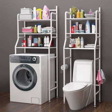 Kệ Bồn Cầu 3 Tầng Pihouse Cao Cấp - Tiện Lợi Cho Nhà Tắm, Giá Ưu Đãi 202.000₫, Thiết Kế Vững Chắc, Dễ Lắp Đặt, Đầy Đủ Ngăn Kéo, Chịu Tải Cao