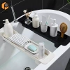 Kệ bồn tắm đa năng – sắp xếp phòng tắm, thoát nước, khay sách, chất tẩy rửa, kỷ niệm, giá ưu đãi 313.500 VND 3