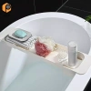 Kệ bồn tắm đa năng – sắp xếp phòng tắm, thoát nước, khay sách, chất tẩy rửa, kỷ niệm, giá ưu đãi 313.500 VND 8