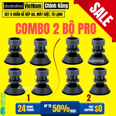Kê Chân Đa Năng Bếp Ga - Bộ 4 trong 1 Máy Giặt, Tủ Lạnh, Lọc Nước - Chính hãng 30k
