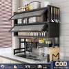 Kệ chén có nắp đậy đa năng thép cacbon: Kệ bếp thông minh, tiết kiệm không gian, giá chỉ 389.000₫