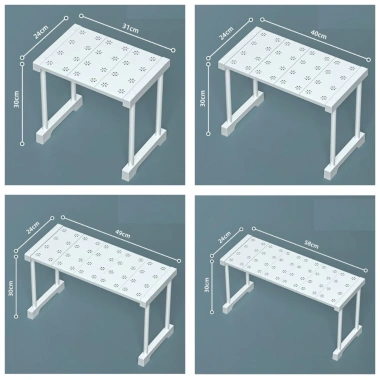 Kệ chia tầng đa năng 30cm ngăn tủ quần áo và tủ bếp STIHN giá chỉ 170.000đ