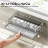 Kệ Đa Năng 26cm Đựng Đồ Rửa Chén Bát, Chịu 2.5kg, Có Móc Treo và Khay Hứng Nước 7