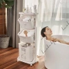 Kệ đa năng 3-4 tầng bánh xe 360 Việt Nhật cao cấp 5.560-3 - Giá chỉ 160k 8