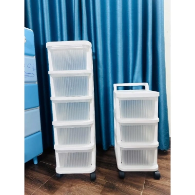 Kệ đa năng 3-4 tầng bánh xe đẩy - Tiện lợi cho bỉm sữa, spa, tủ 5 tầng 262 - Giá 58.000₫ 8