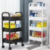 Kệ Đa Năng 3-4 Tầng Nhựa ABS - Kệ Xe Đẩy Tay Cầm Mới, Giá 70.000đ Giảm Đặc Biệt