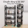 Kệ Đa Năng 3-5 Tầng Bằng Sắt Lưới Thép Có Bánh Xe Giá Ưu Đãi 119.000 VND 2