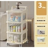 Kệ đa năng 3-5 tầng bánh xe đẩy - Giá để đồ bỉm sữa tiện lợi, chỉ 185.000₫ 3