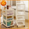 Kệ Đa Năng 3-5 Tầng Bánh Xe - Giá Đựng Đồ Chống Bụi, Spa, Văn Phòng, Bỉm Sữa, 175.000 VND 3