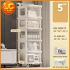 Kệ Đa Năng 3-5 Tầng Bánh Xe - Giá Đựng Đồ Chống Bụi, Spa, Văn Phòng, Bỉm Sữa, 175.000 VND 10