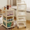 Kệ Đa Năng 3-5 Tầng MAISON Bỉm Sữa - Xe Đẩy Spa bánh xe, tủ kéo đầu giường - 96.000 VND 2