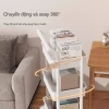 Kệ đa năng 3 tầng nhựa, tay đẩy, bánh xe xoay 360°, chỉ 69.000₫ (giá gốc 85.560₫) - mẹ bé & bếp 6
