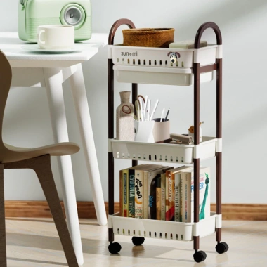 Kệ đa năng bánh xe di chuyển tiện lợi, hình cún dễ thương 6.434 Ecomax – Đựng đồ gọn gàng, giảm giá 31.900₫