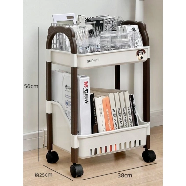 Kệ đa năng bánh xe di chuyển tiện lợi, hình cún dễ thương 6.434 Ecomax – Đựng đồ gọn gàng, giảm giá 31.900₫