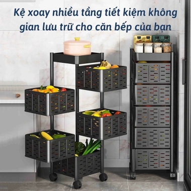 Kệ đa năng bánh xe di chuyển, xoay 360° thép carbon sơn tích điện - chắc chắn, 780.000 VND 6