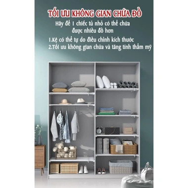 Kệ Đa Năng Chia Ngắn Tủ Nhà Bếp & Nhà Tắm – Đựng Quần Áo Tiện Dụng, Giá 57.000₫ 2