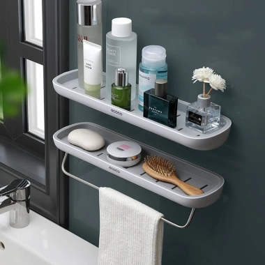 Kệ Đa Năng Dán Tường ECOCO E1.923 - Giá Đựng Đồ Nhà Tắm Bếp, Miếng Dán Lớn Chắc Chắn, Giá 99.800₫