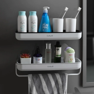 Kệ Đa Năng Dán Tường ECOCO E1.923 - Giá Đựng Đồ Nhà Tắm Bếp, Miếng Dán Lớn Chắc Chắn, Giá 99.800₫