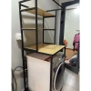 Kệ đa năng để máy giặt, máy sấy - chân sắt, mặt gỗ nhiều tầng, tiện lợi, giảm giá 680k 2
