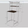 Kệ đa năng để máy giặt, máy sấy - chân sắt, mặt gỗ nhiều tầng, tiện lợi, giảm giá 680k 5