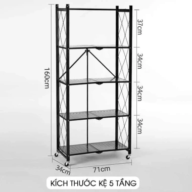 Kệ Đa Năng Gấp Gọn Cho Lò Vi Sóng - Tiết Kiệm Không Gian, FREESHIP, Giá Chỉ 399.000₫