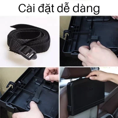 Kệ Đa Năng Gấp Gọn Xe Hơi - Hộp Đựng Đồ Ô Tô, Đựng Điện Thoại, Tiện Dụng, Giá 42.000đ 4