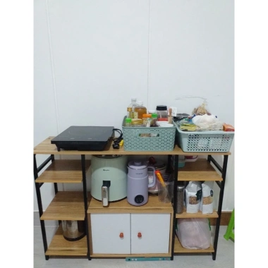 Kệ Đa Năng IỄN SHIP cho Lò Vi Sóng và Lò Nướng, Tiết Kiệm Không Gian, Giá 390.000₫