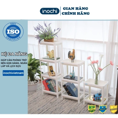 Kệ Đa Năng Inochi Nhựa 2-4 Tầng Để Đồ Phòng Bếp & Phòng Tắm - Tiết Kiệm Không Gian